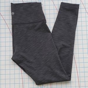 Lululemon Leggings Women's Size 8 35801 Heather Grey Yoga Workout Pants …